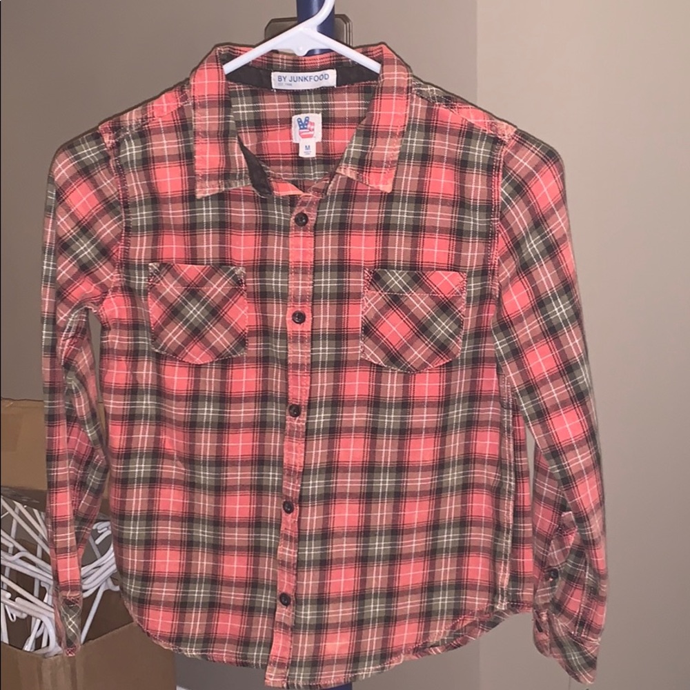 By Junkfood Rustic Plaid Button Down shirt